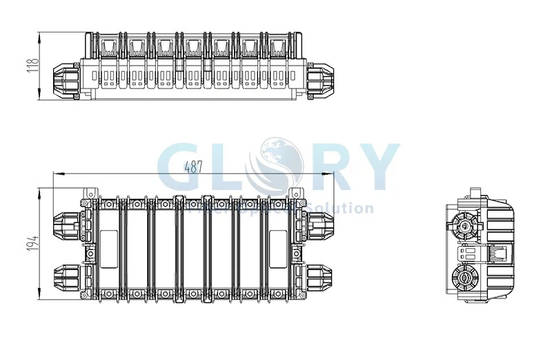 Fiber Optic Splice Enclosure size Fiber Optic Splice Enclosure size